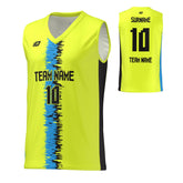 Basketball Jersey Static - Neon Yellow